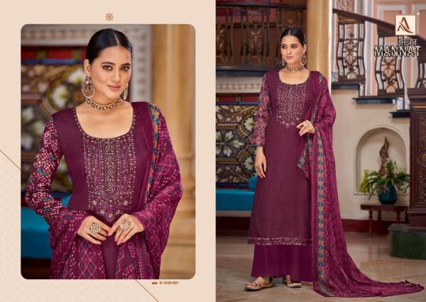 Alok Mannat Exclusive Zam Printed Designer Suits Collection